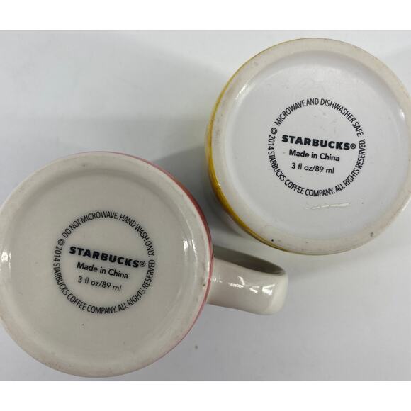 Starbucks Collector GYEONGJU & JEJU SOUTH KOREA Mini Global Espresso 3 oz cup - Picture 6 of 6